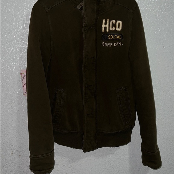 HCO Cabrillo Faux Fur Hoodie Jacket Mens Heavy Fall Winter Coat Y2K Medium - Picture 1 of 11